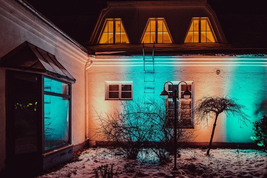 Loistava Temmes 2018, Temmeksen meijeri valaistuna